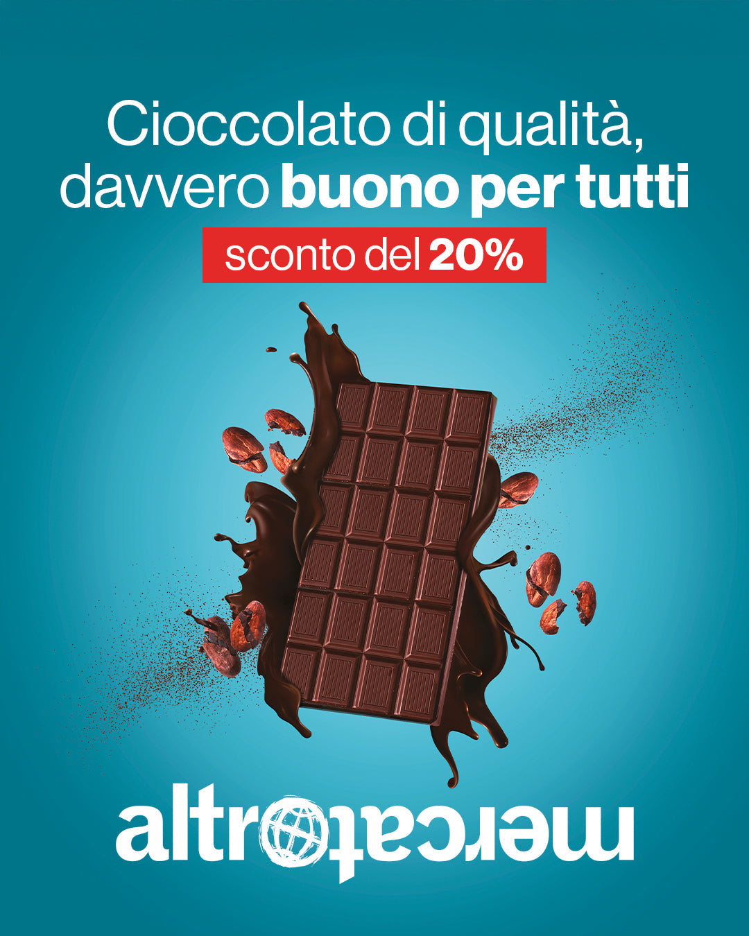 Promo Cioccolato Altromercato "Buono per Tutti"