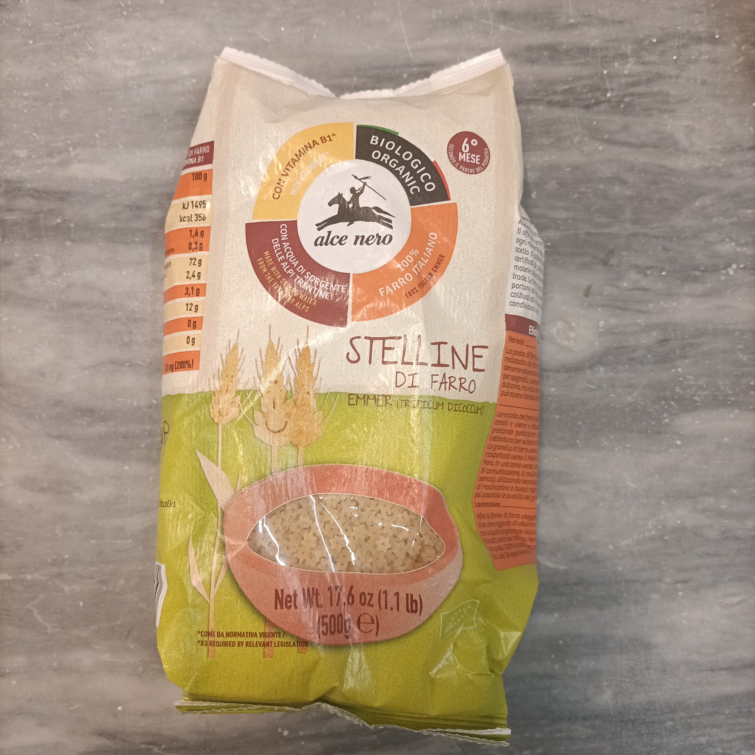 Stelline di farro bio 500 gr