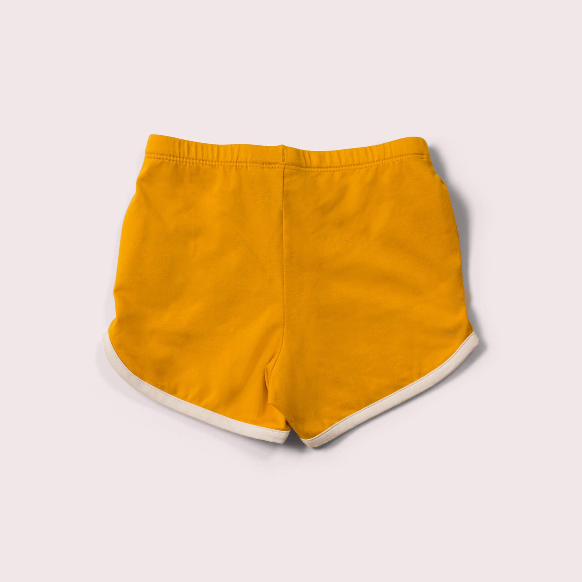 Pantaloncini corti in cotone biologico gialli