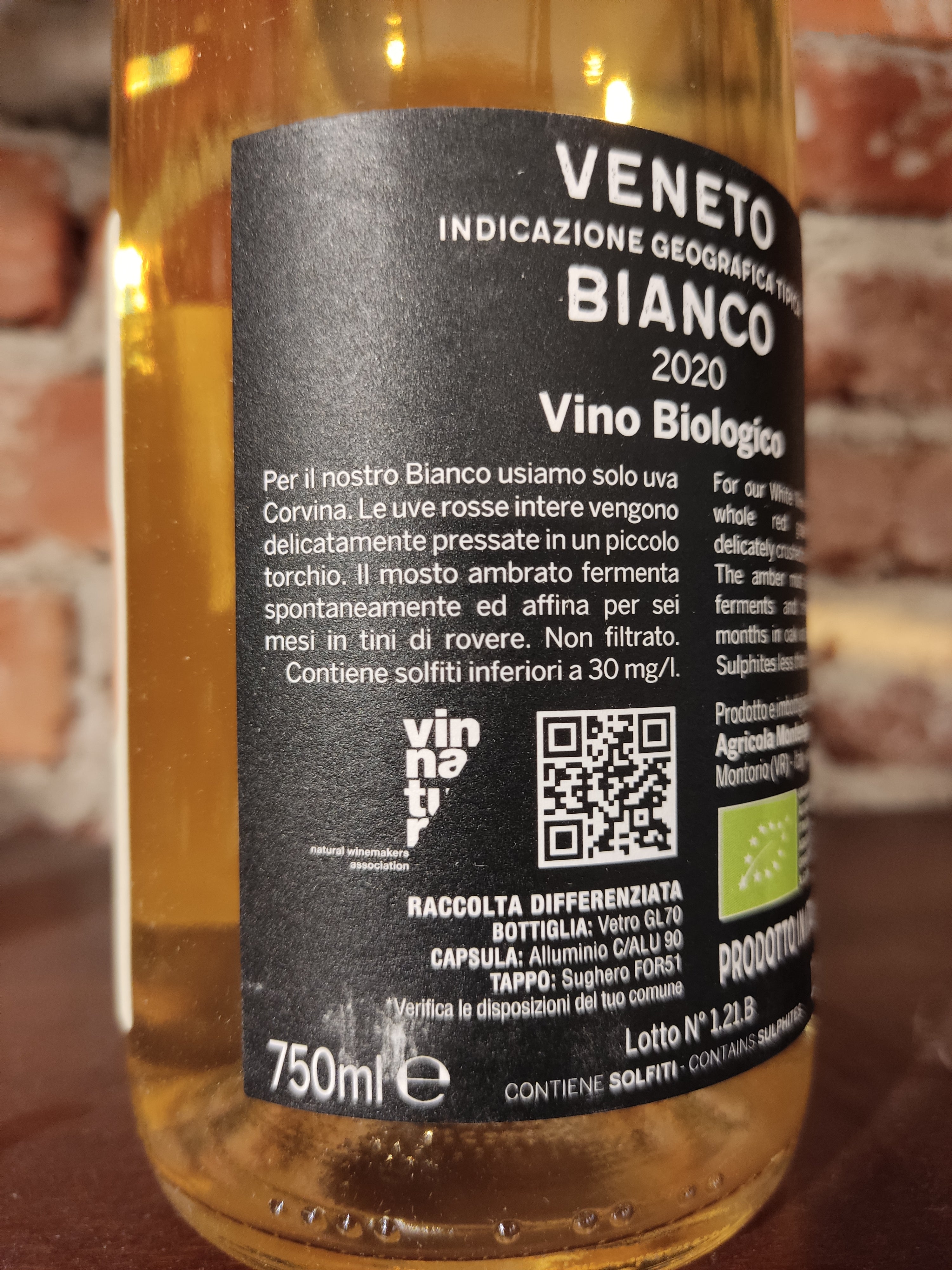 Vino Bianco Montenigo