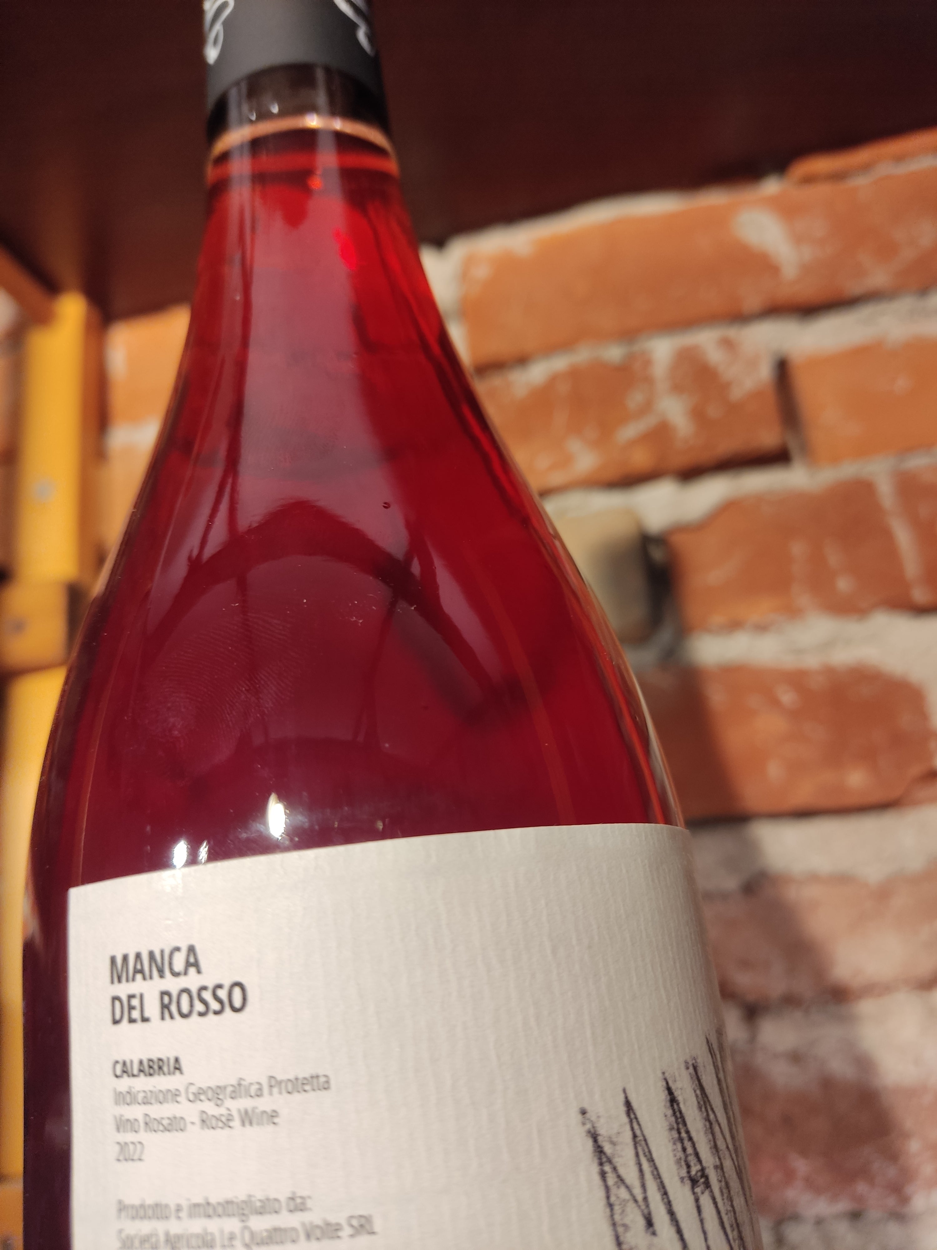 Vino rosato Manca del Rosso, Le Quattro Volte – 0,75 cl