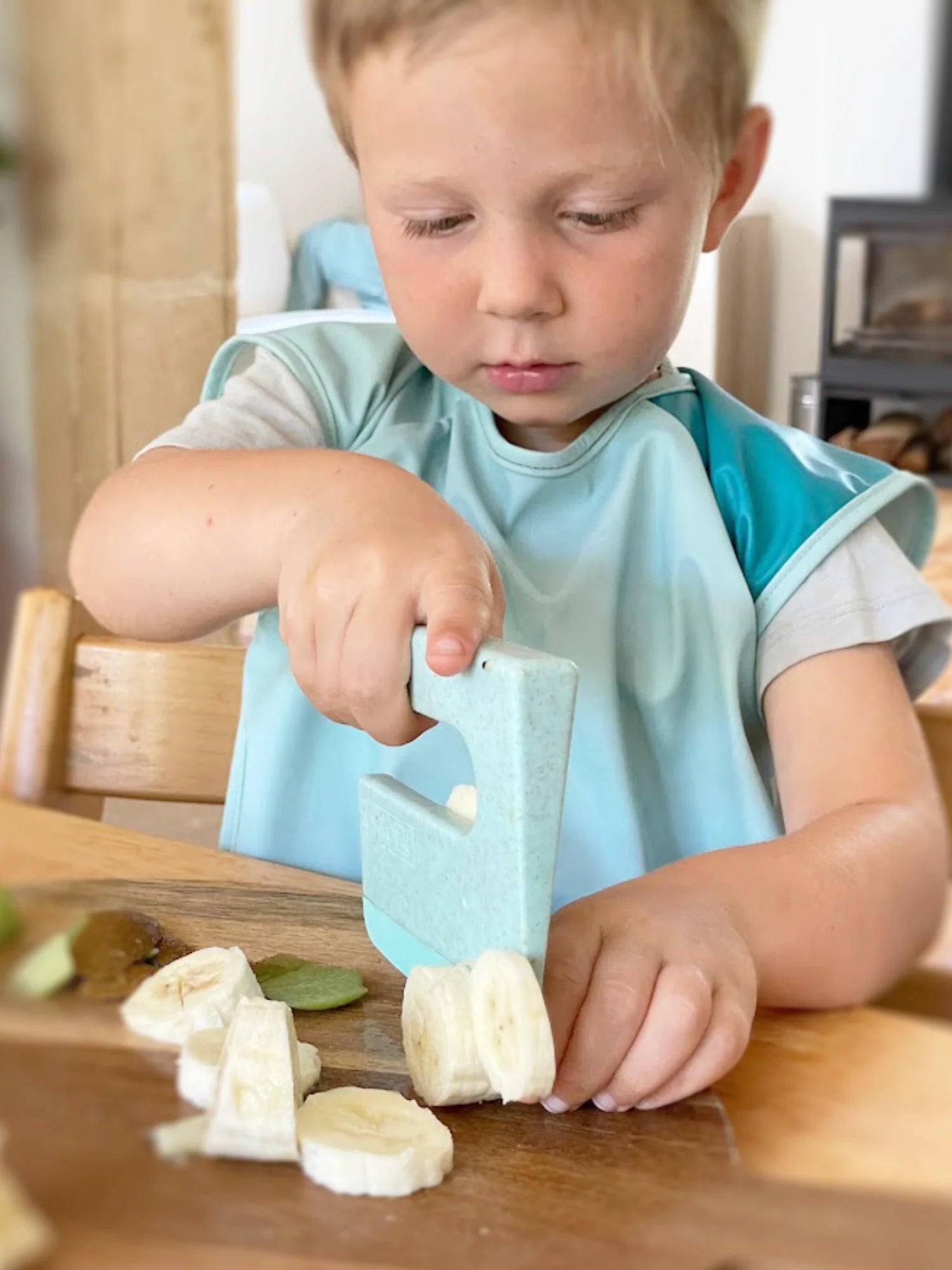 KLYV Coltello per Bambini Sicuro – Coltello Montessori per Frutta e Verdura