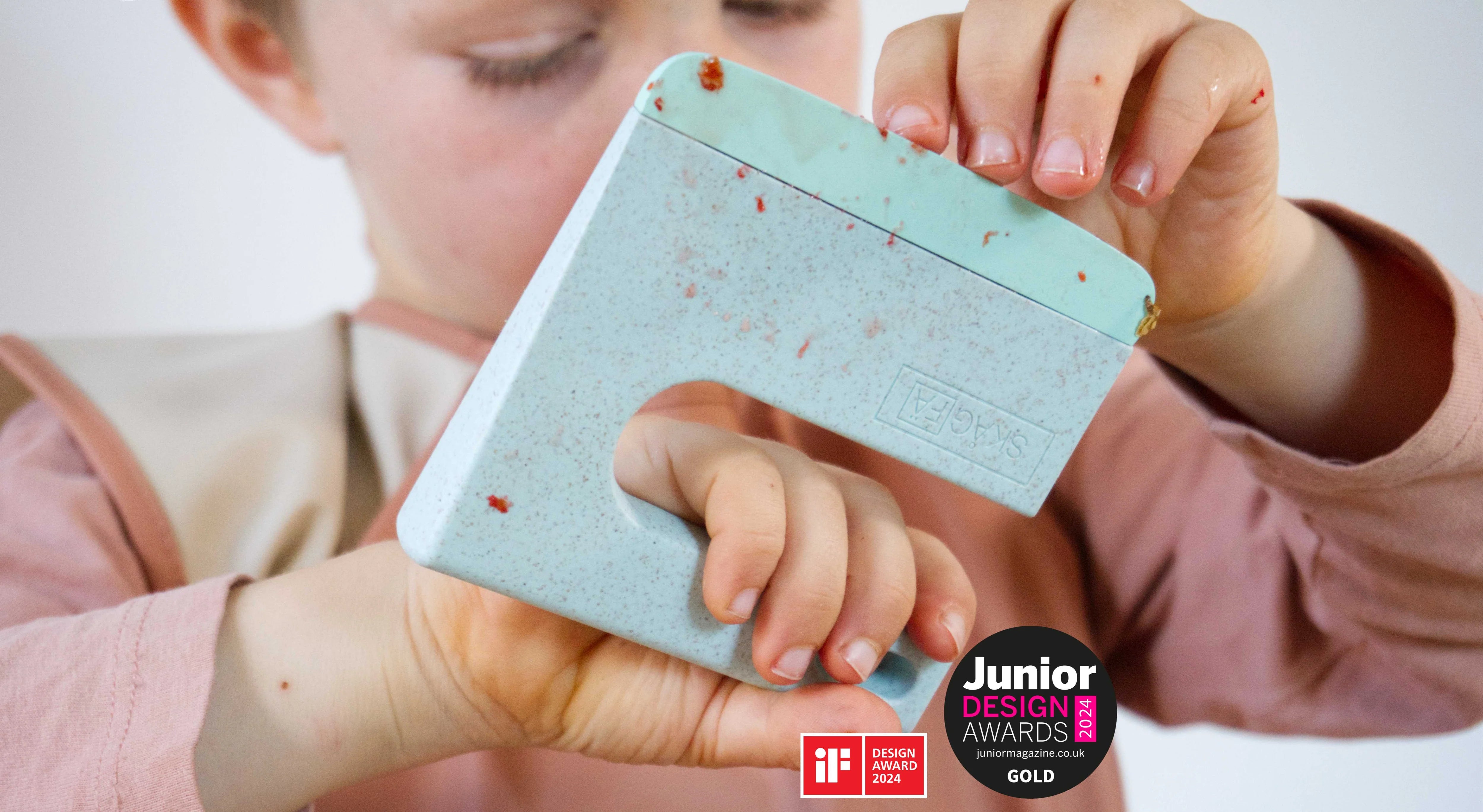 KLYV Coltello per Bambini Sicuro – Coltello Montessori per Frutta e Verdura