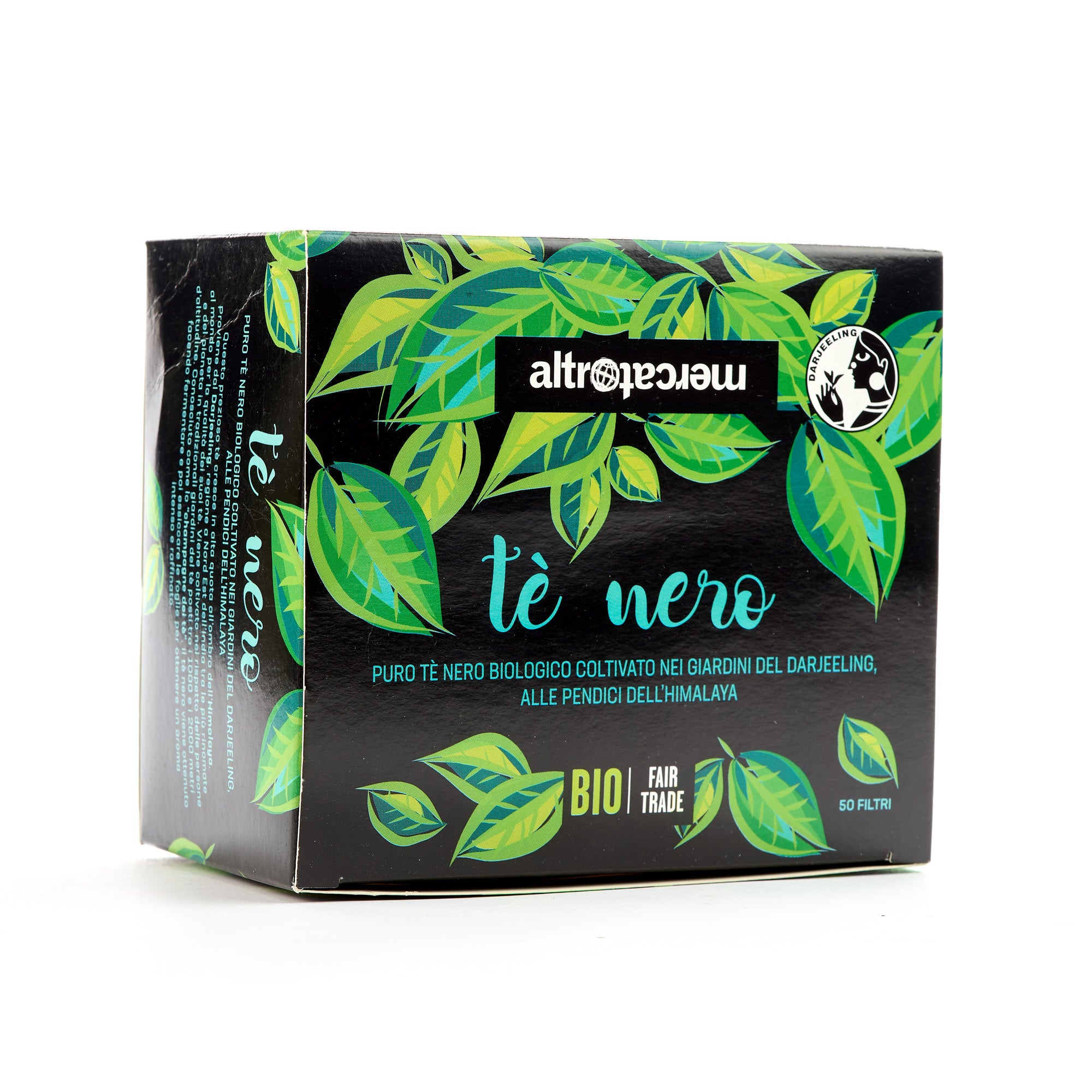 Tè nero Darjeeling - bio - 50 bustine