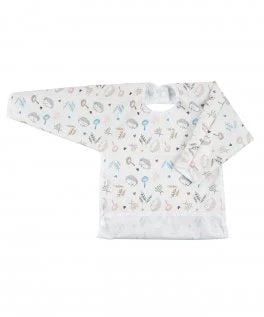 Bavaglino impermeabile con maniche 30 cm