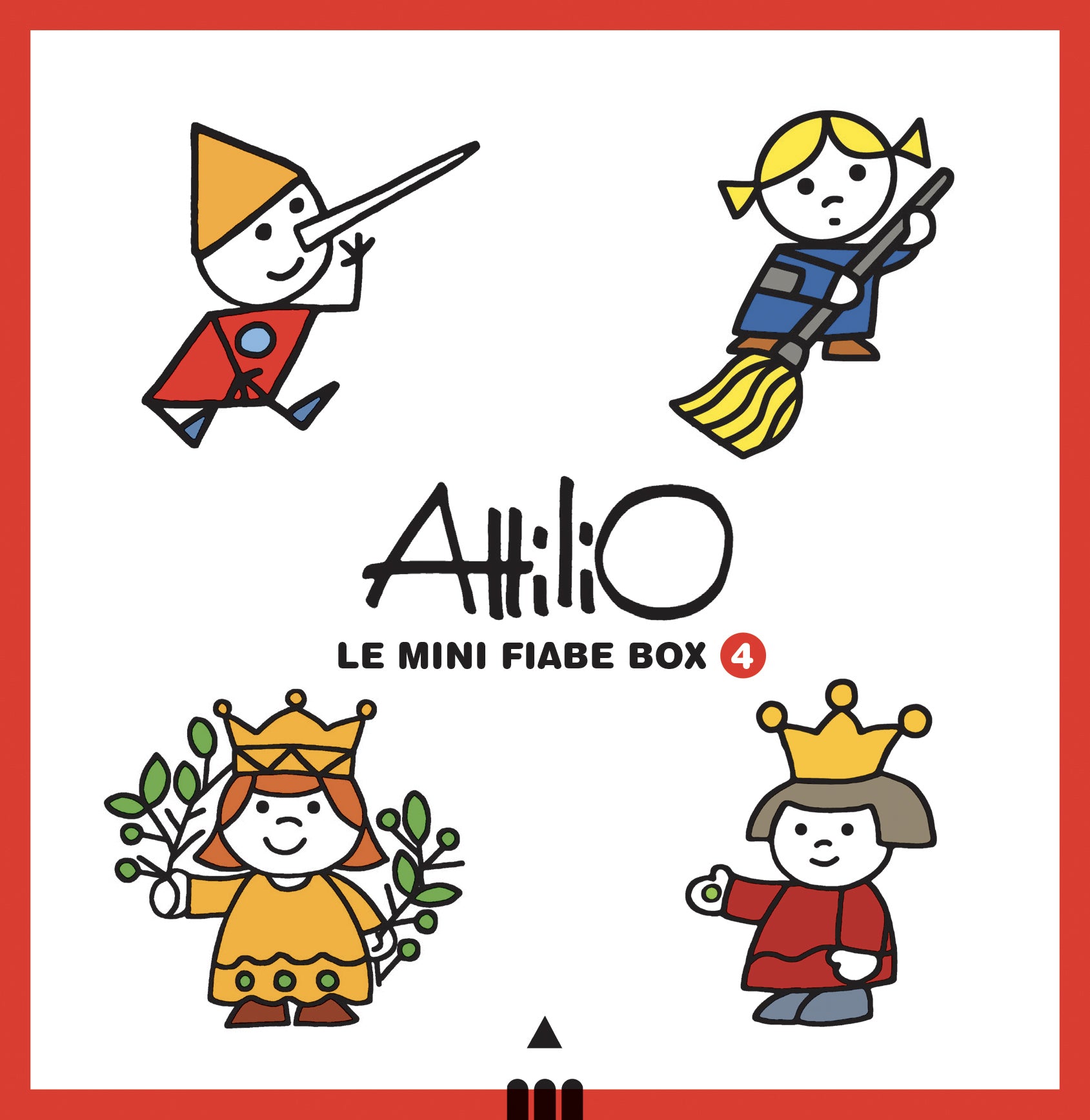 Libro Mini Fiabe Box 4 (rosso), di Attilio Cassinelli - Lapis