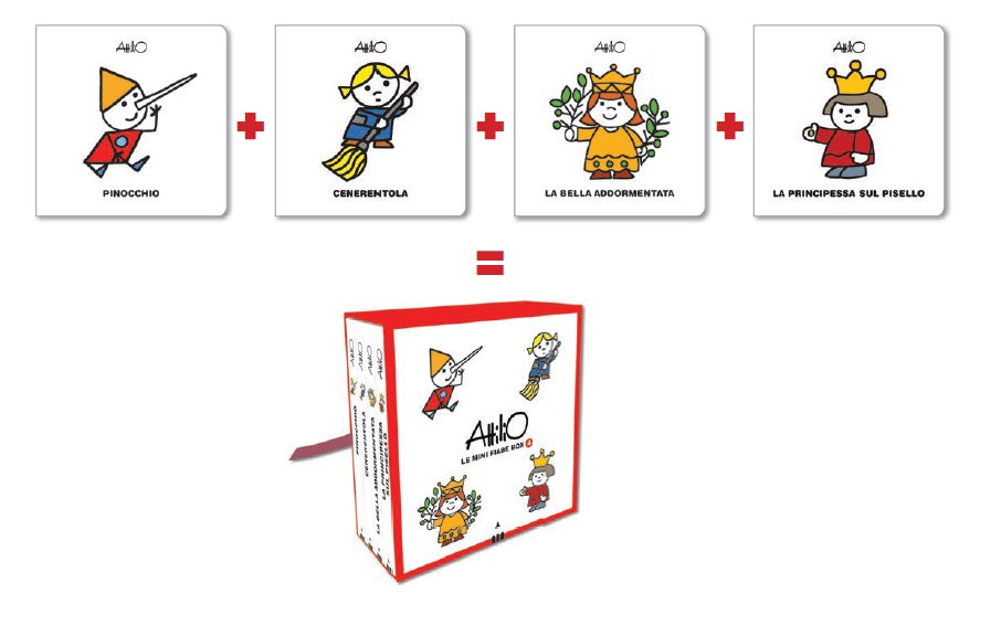 Libro Mini Fiabe Box 4 (rosso), di Attilio Cassinelli - Lapis