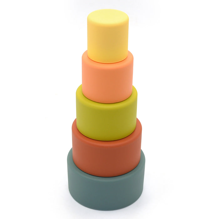 Gioco torre impilabile bicchierini cilindri