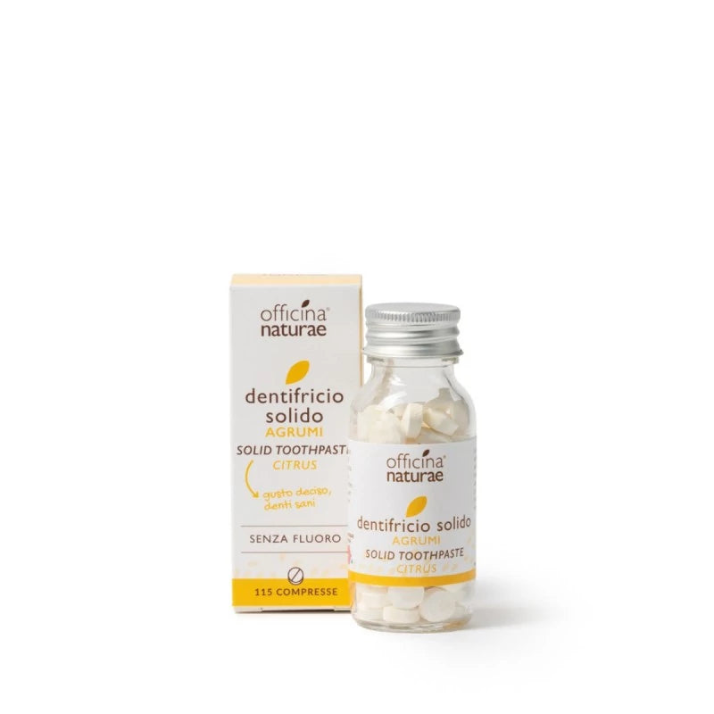 Dentifricio Solido Limone  - 115 Patiglie, Officina Naturae