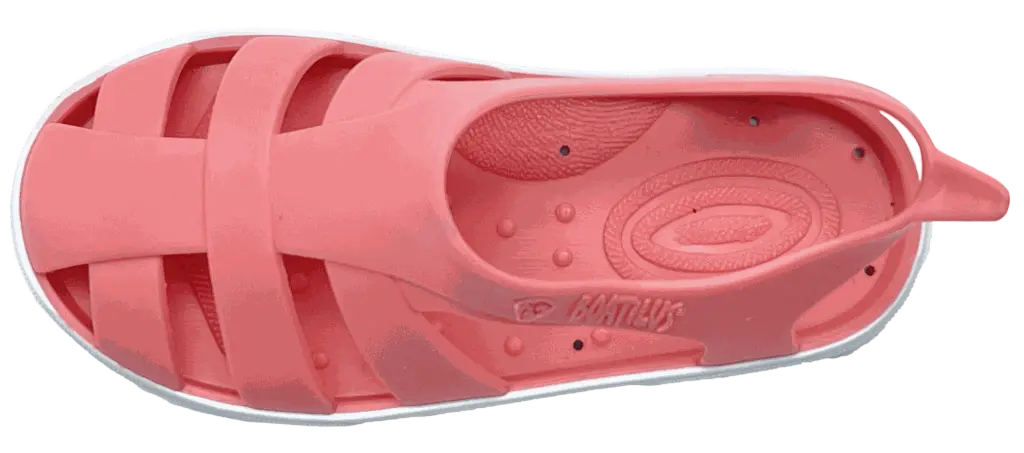 Boatilus Sandali in gomma (PVC riciclato) per Bambini - Bioty Candy/ White – Estivi, Leggeri, Sostenibili (Copia) (Copia)
