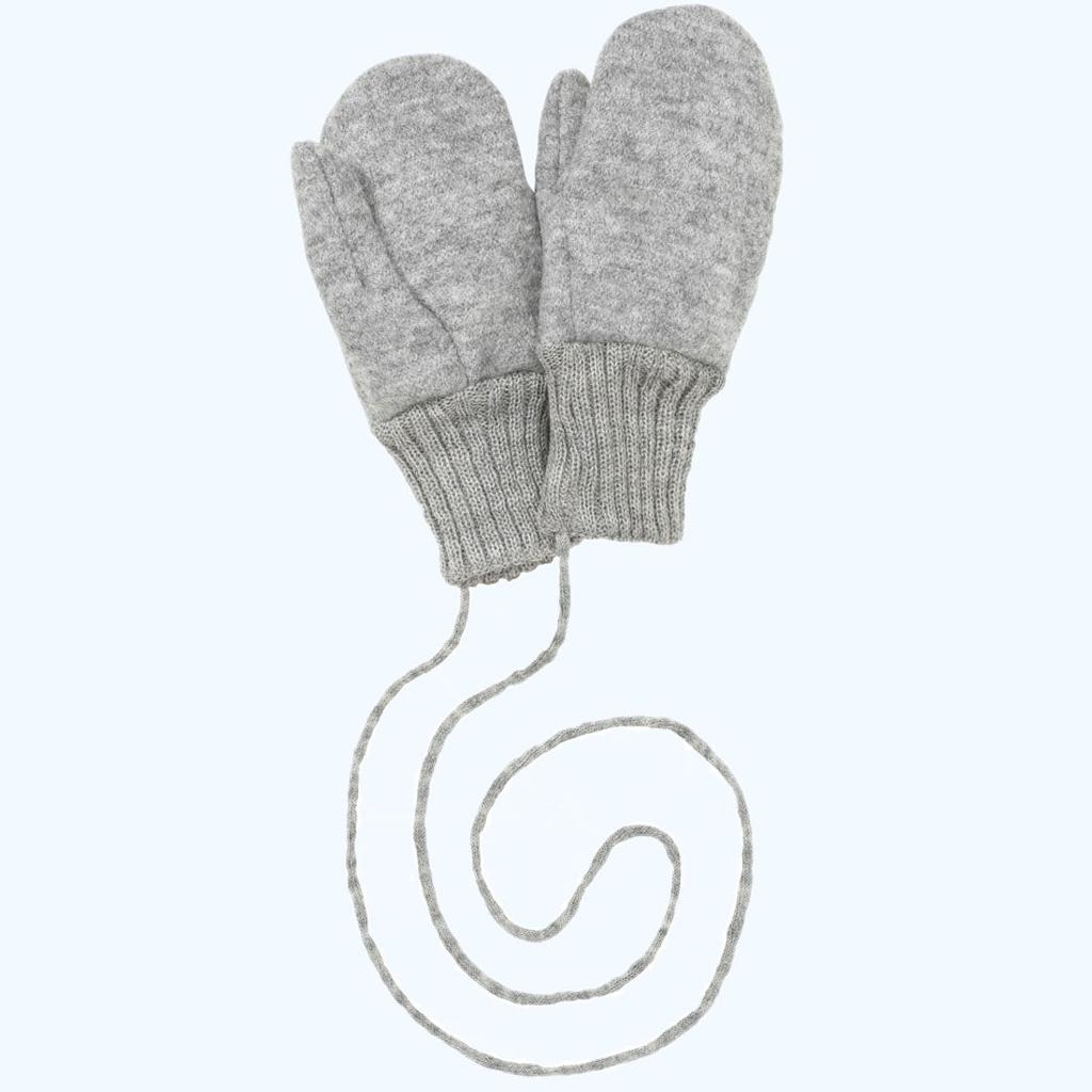 Guanti in lana cotta Disana – 100% lana merino grigio