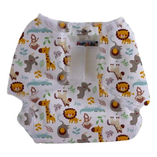 Mutanda esterna per pannolino lavabile PANDA. PopoWrap Giungla