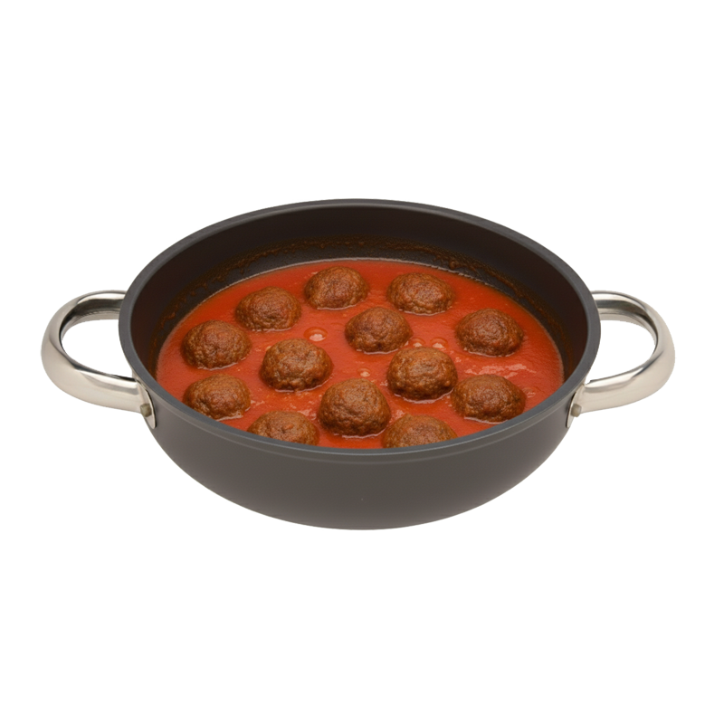 Tegame ad induzione  Ø28 cm a due maniglie