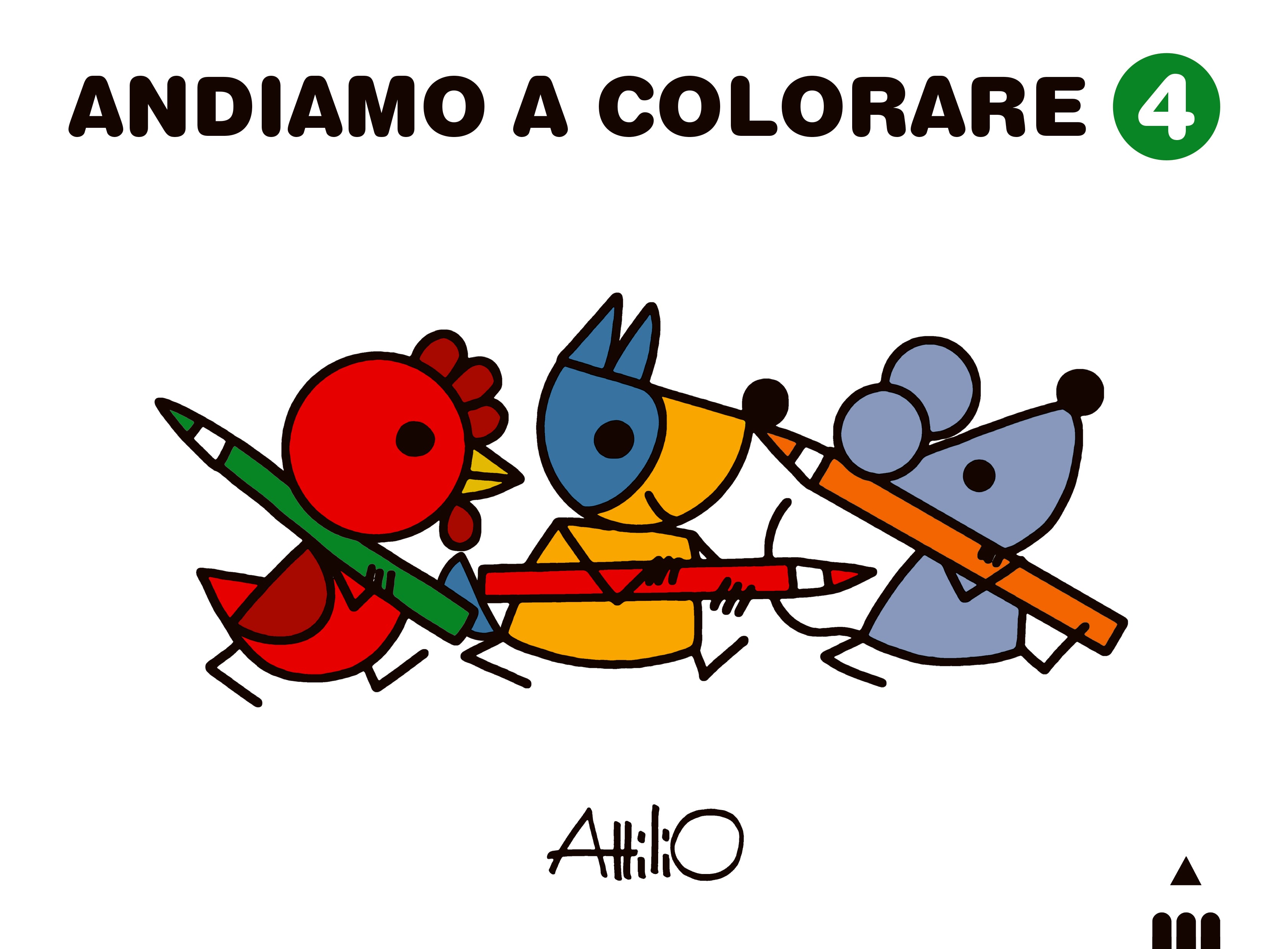 Libro - Andiamo a colorare - Attilio Cassinelli