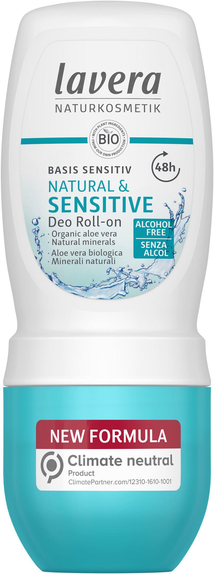 Deo Roll-on basis sensitive NATURAL & SENSITIVE La Vera