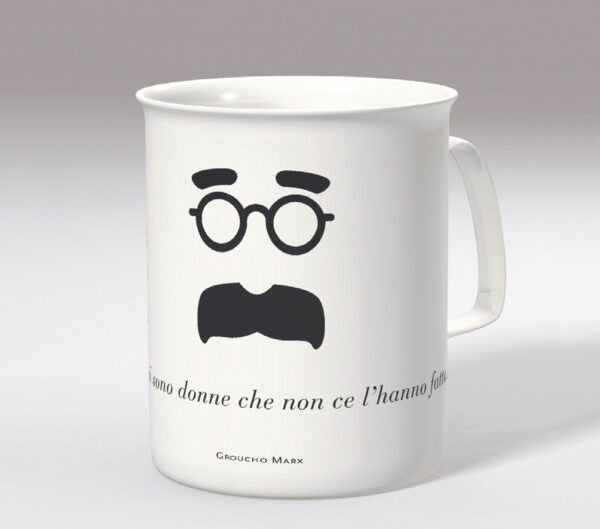 Tazza letteraria - Gli uomini sono donne che non ce l’hanno fatta… Groucho Marx