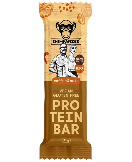 Barretta Proteica Caffè e Noci 45 gr - Chimpanzee