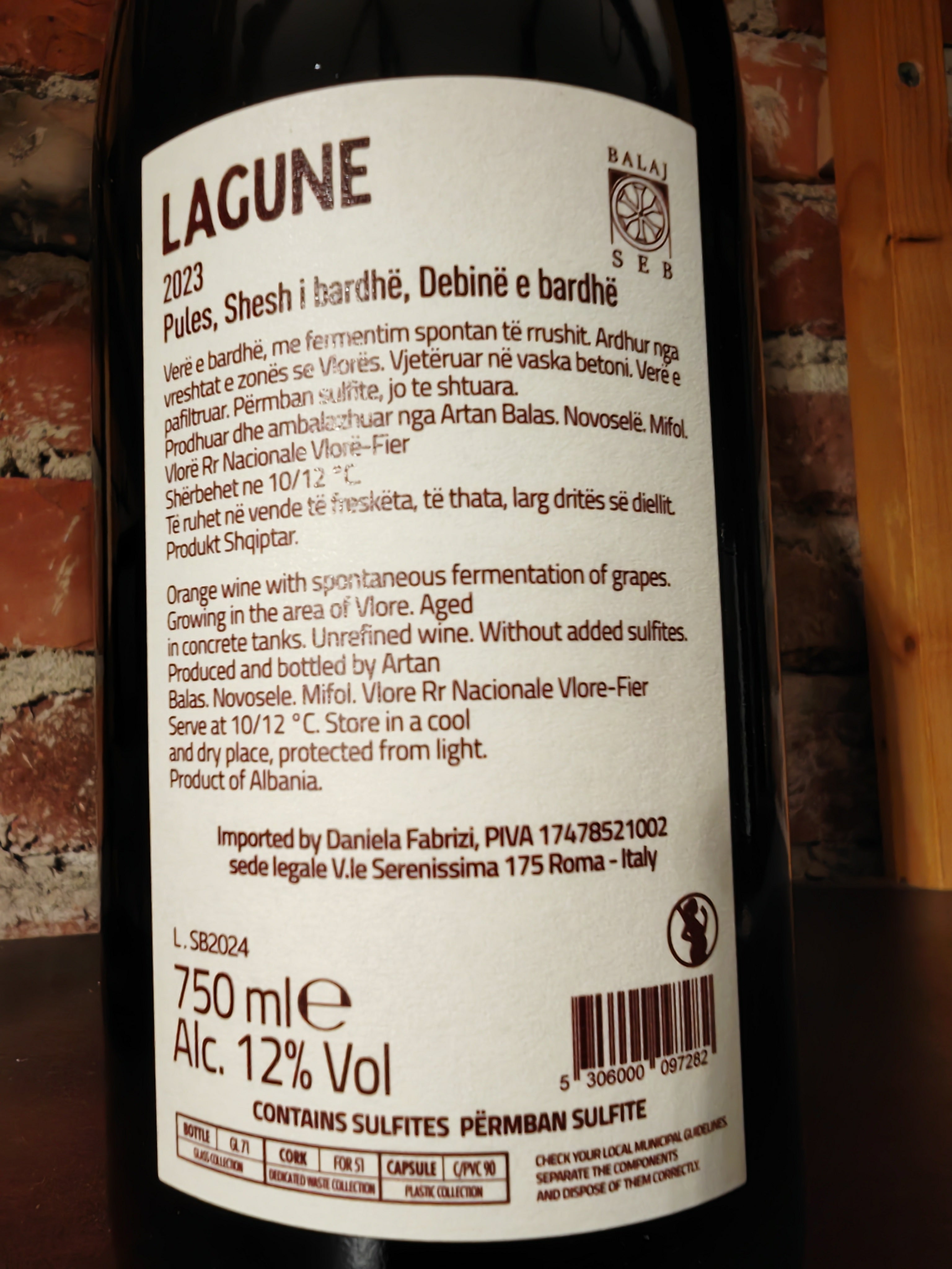 Vino bianco - Lagune, cantina Seb Balaj winery