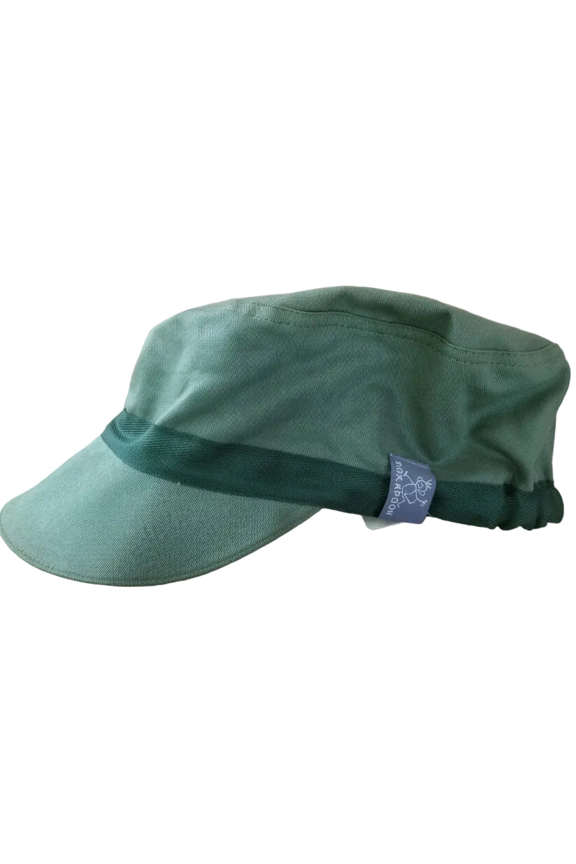 Cappellino per il sole "Mika" verde oliva protezione UV60 - Pickapooh