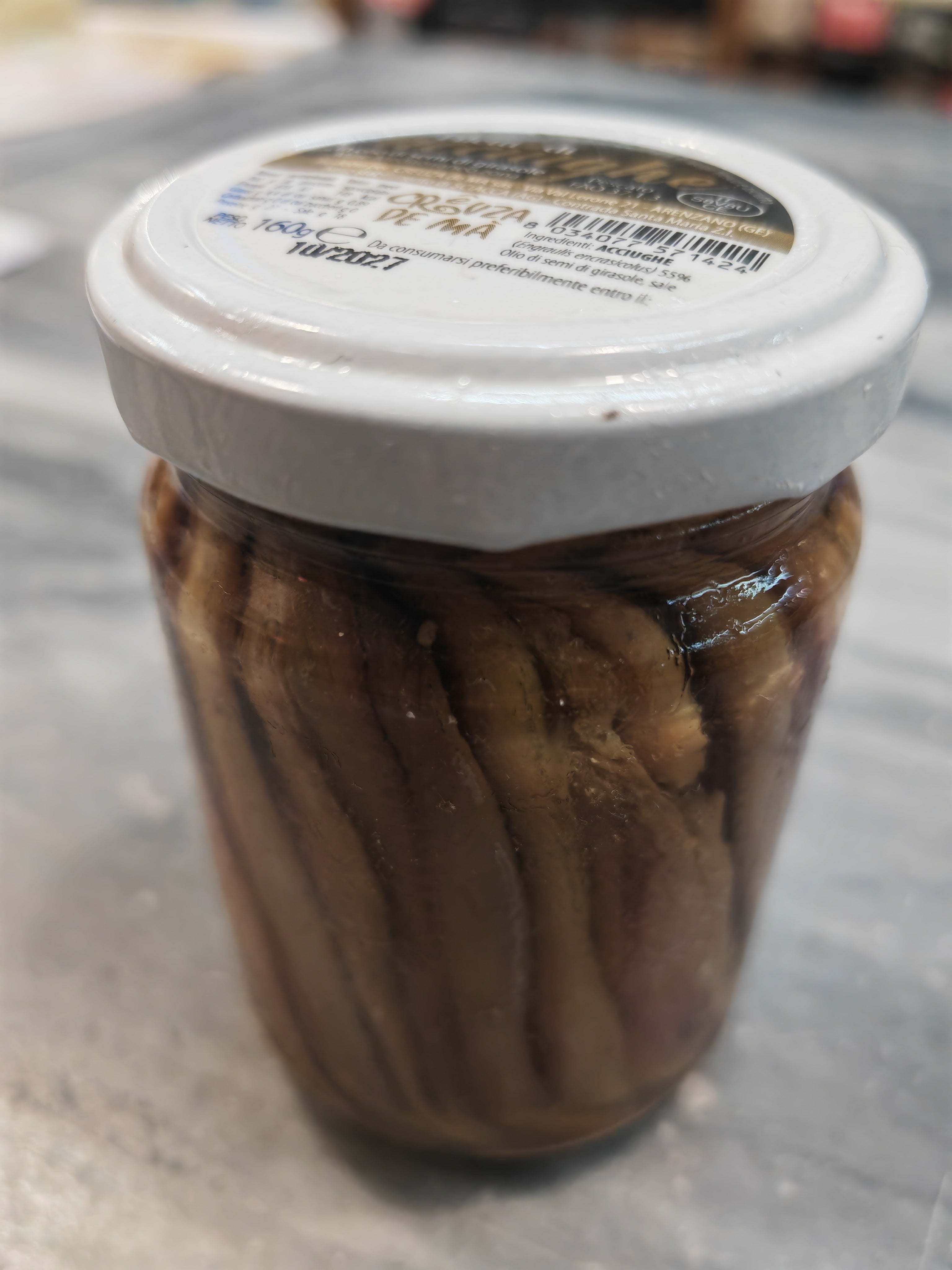 Acciughe sott'olio "Creuza de ma" - 160 gr