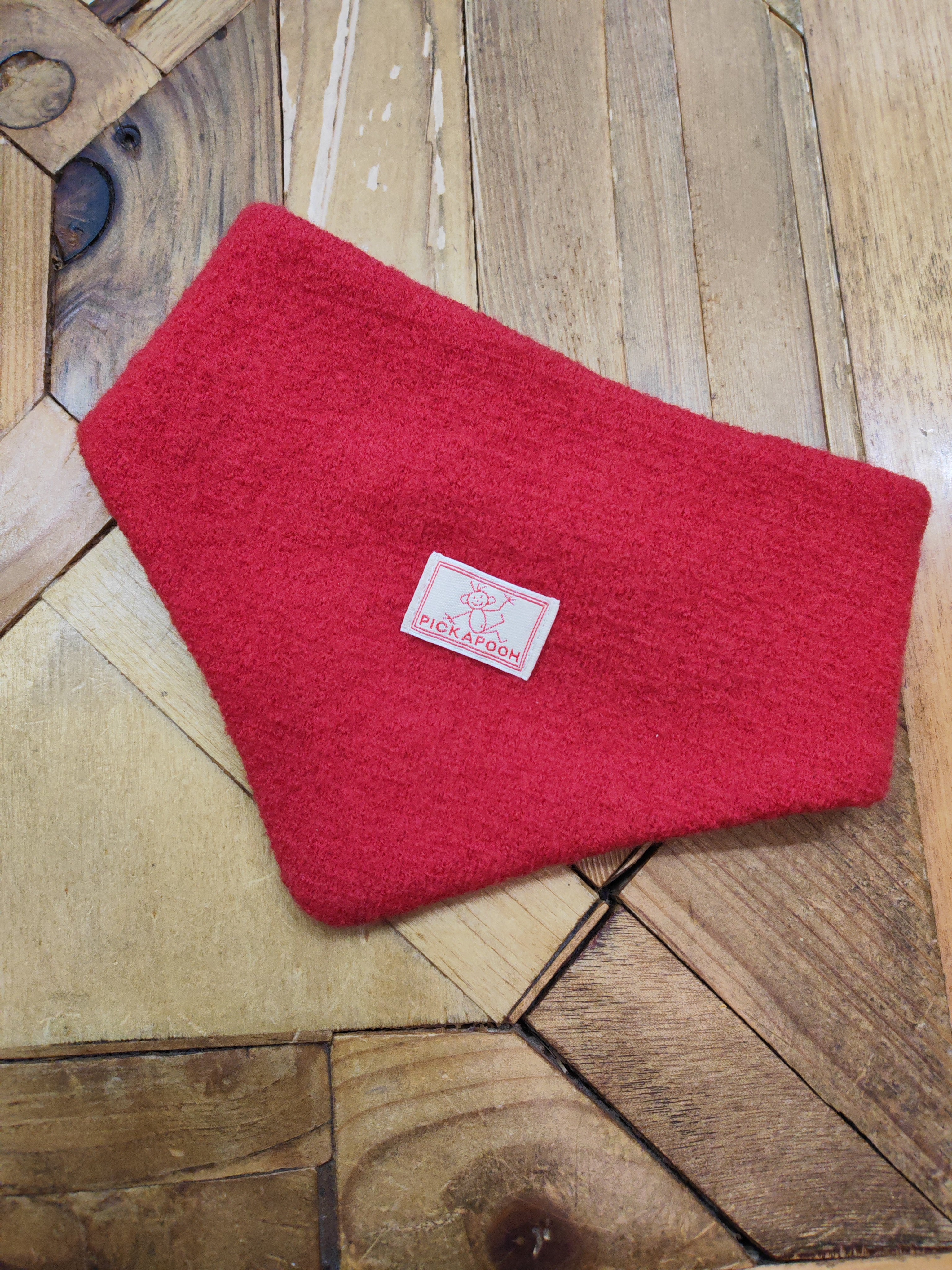 Sciarpetta triangolino in lana cotta