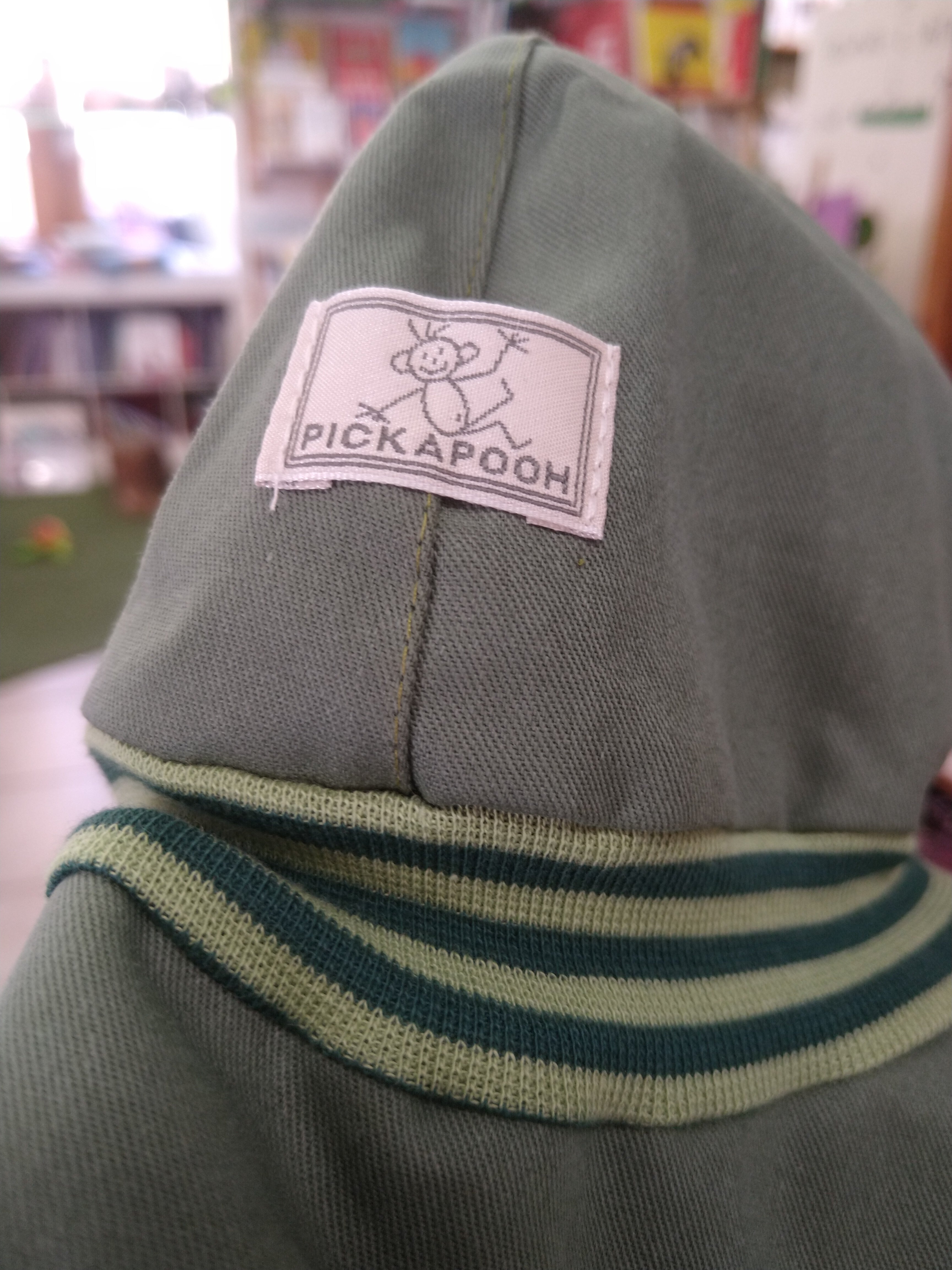 Cappellino per il sole "Pompiere" verde oliva protezione UV60