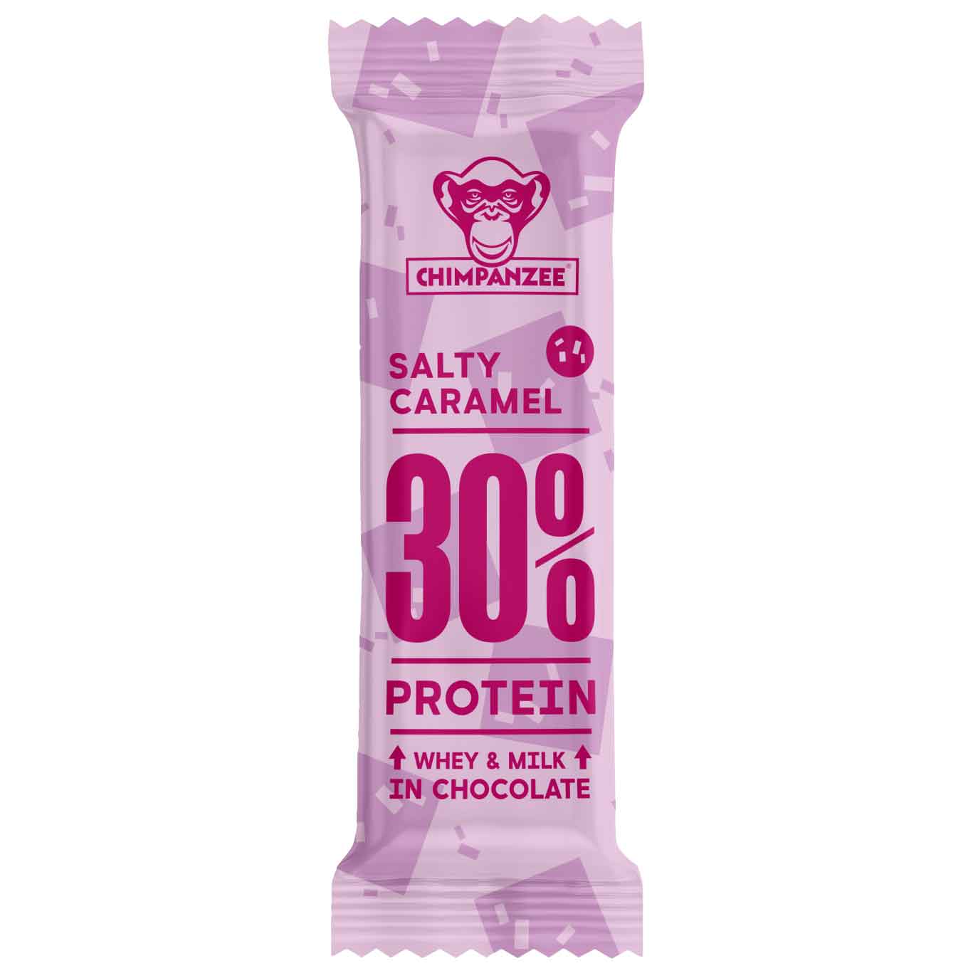 CHIMPANZEE 30% Protein Bar – Barretta proteica al cioccolato e caramello