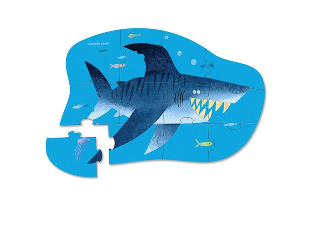 12 pc Mini Puzzle Shark city