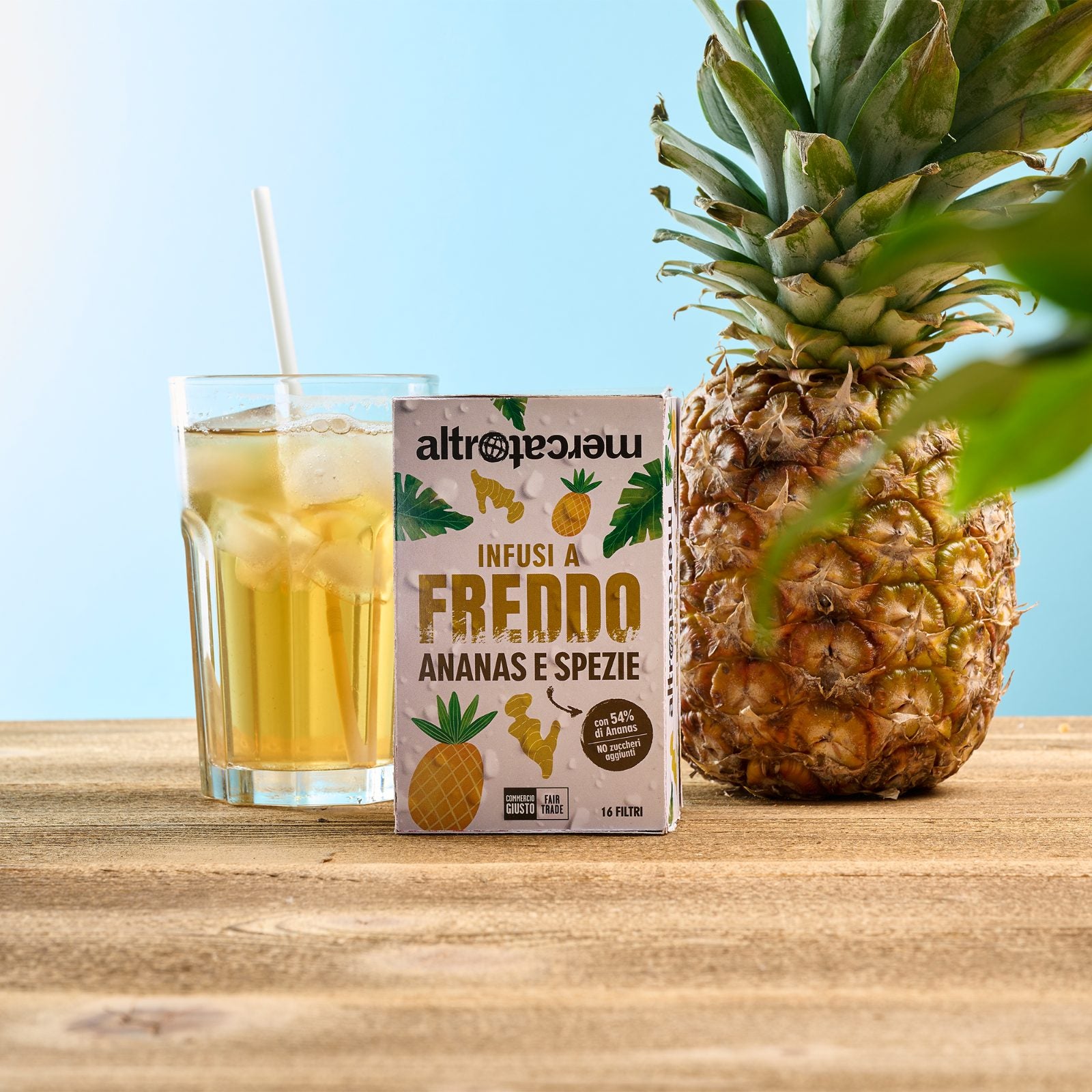 Infuso a freddo con Ananas e Spezie 16 filtri - 40 g