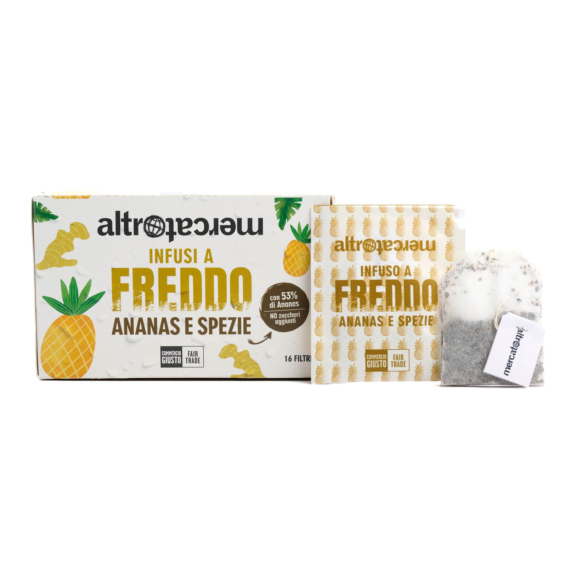 Infuso a freddo con Ananas e Spezie 16 filtri - 40 g
