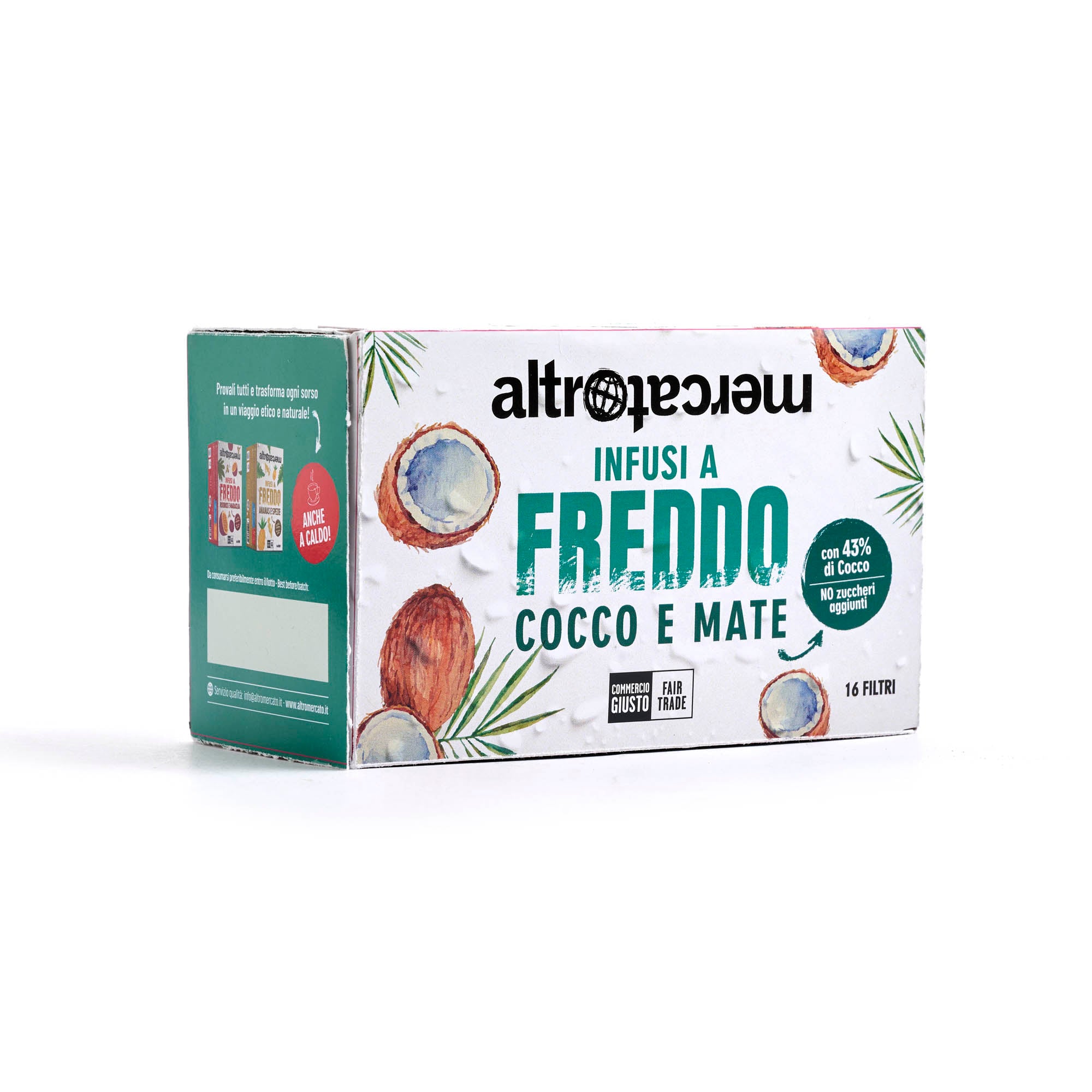 Infuso a freddo con Cocco e Mate 16 filtri - 40 g