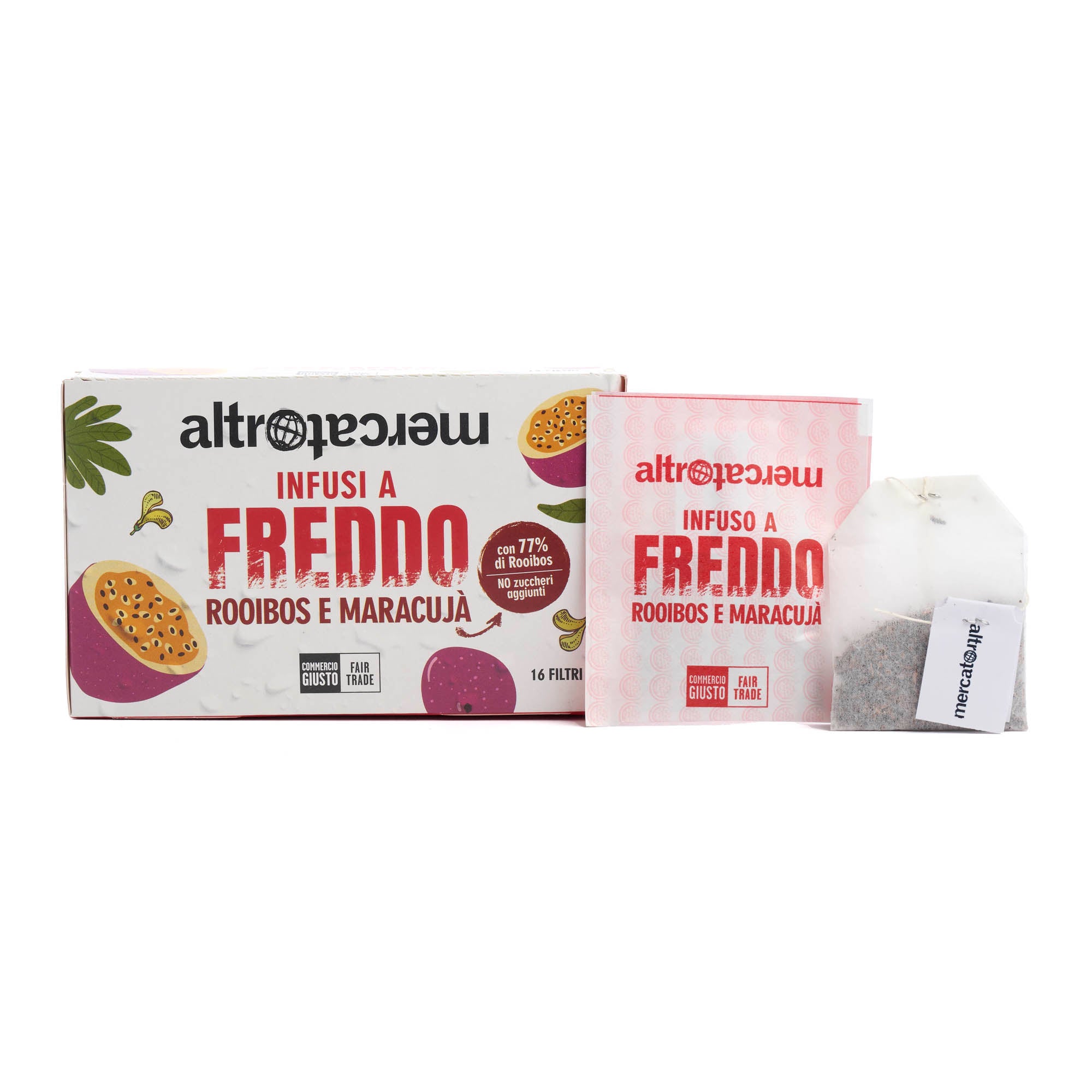 Infuso a freddo con Rooibos e Maracuja - 16 filtri - 40 g