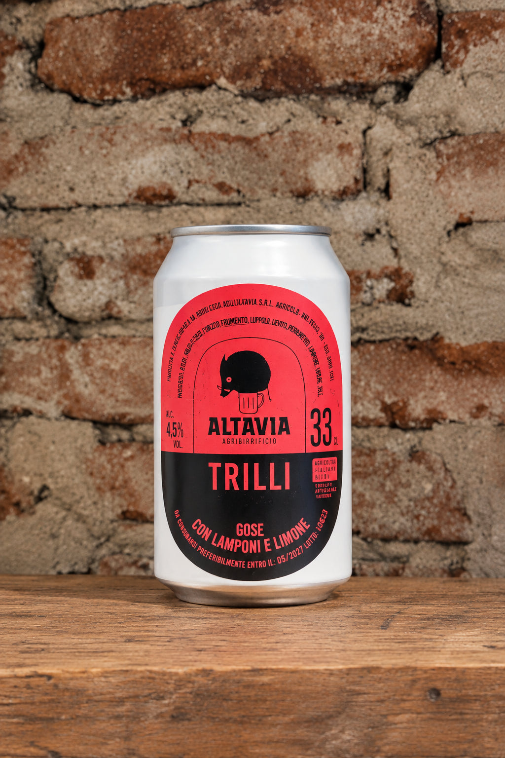 Birra Trilli Gose con lamponi e limone Altavia 33cl