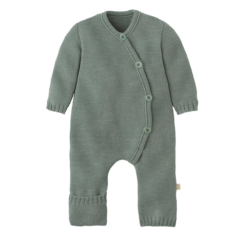 Tuta neonato in lana merino bio - Jade