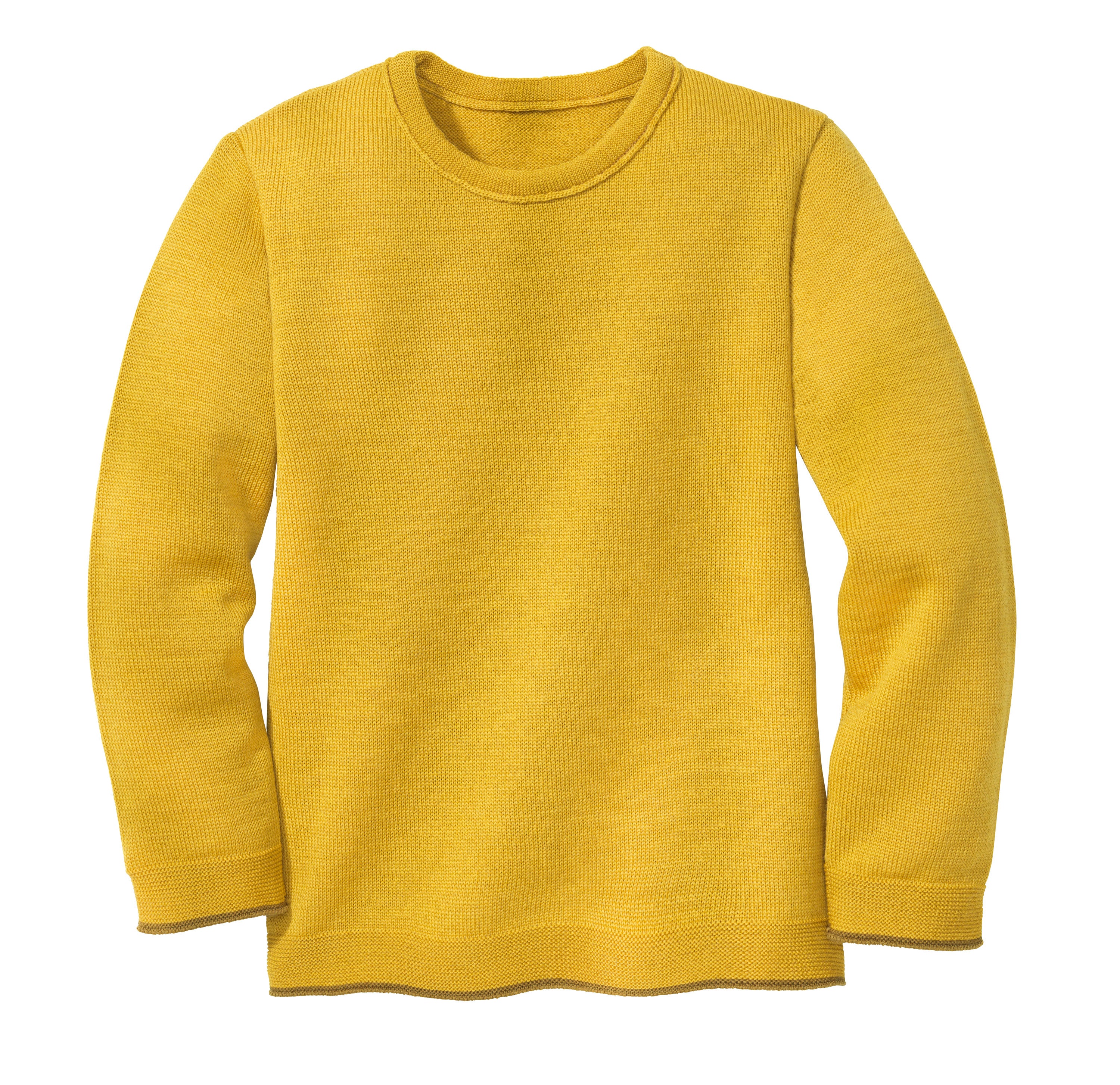 Maglioncino "jumper" in maglia di lana (3-10 anni) // Curry