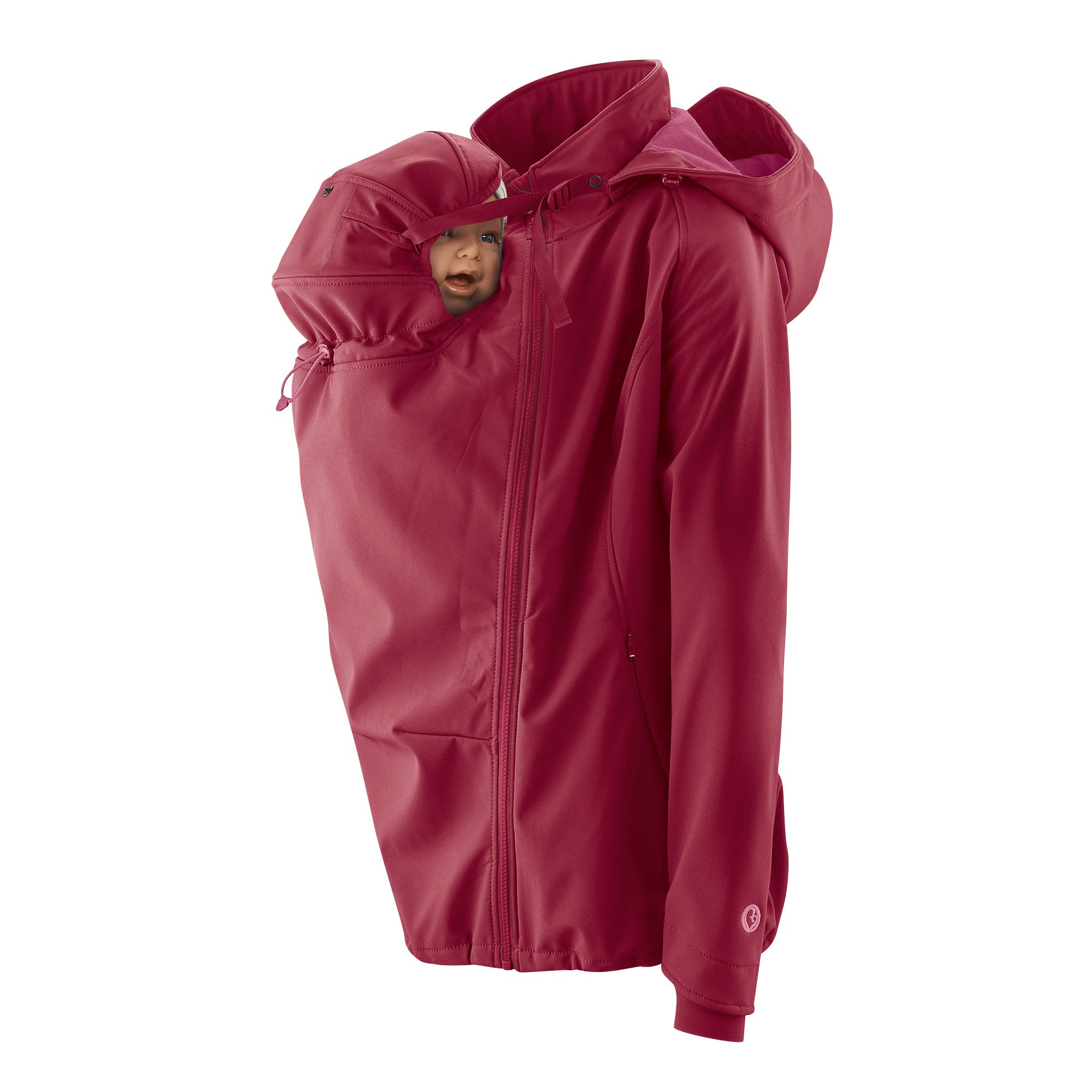 Giacca per portare Mamalila Softshell 3 in 1 colore  rosa