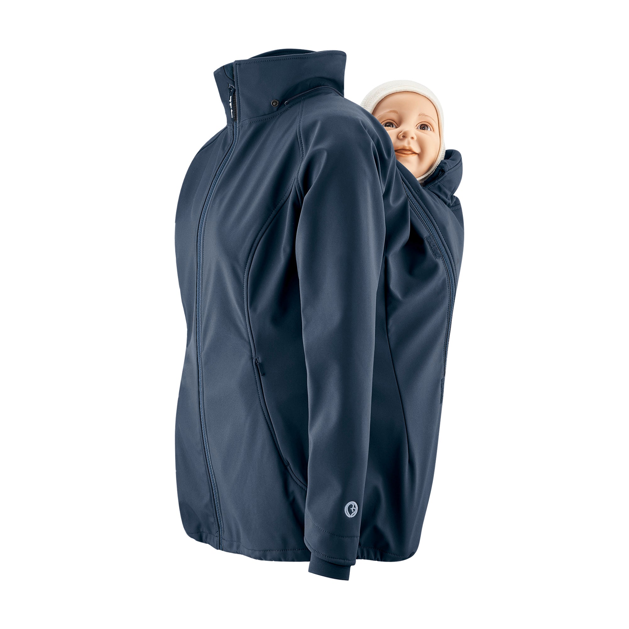 Giacca per portare Mamalila Softshell 3 in 1 // colore blu Navy