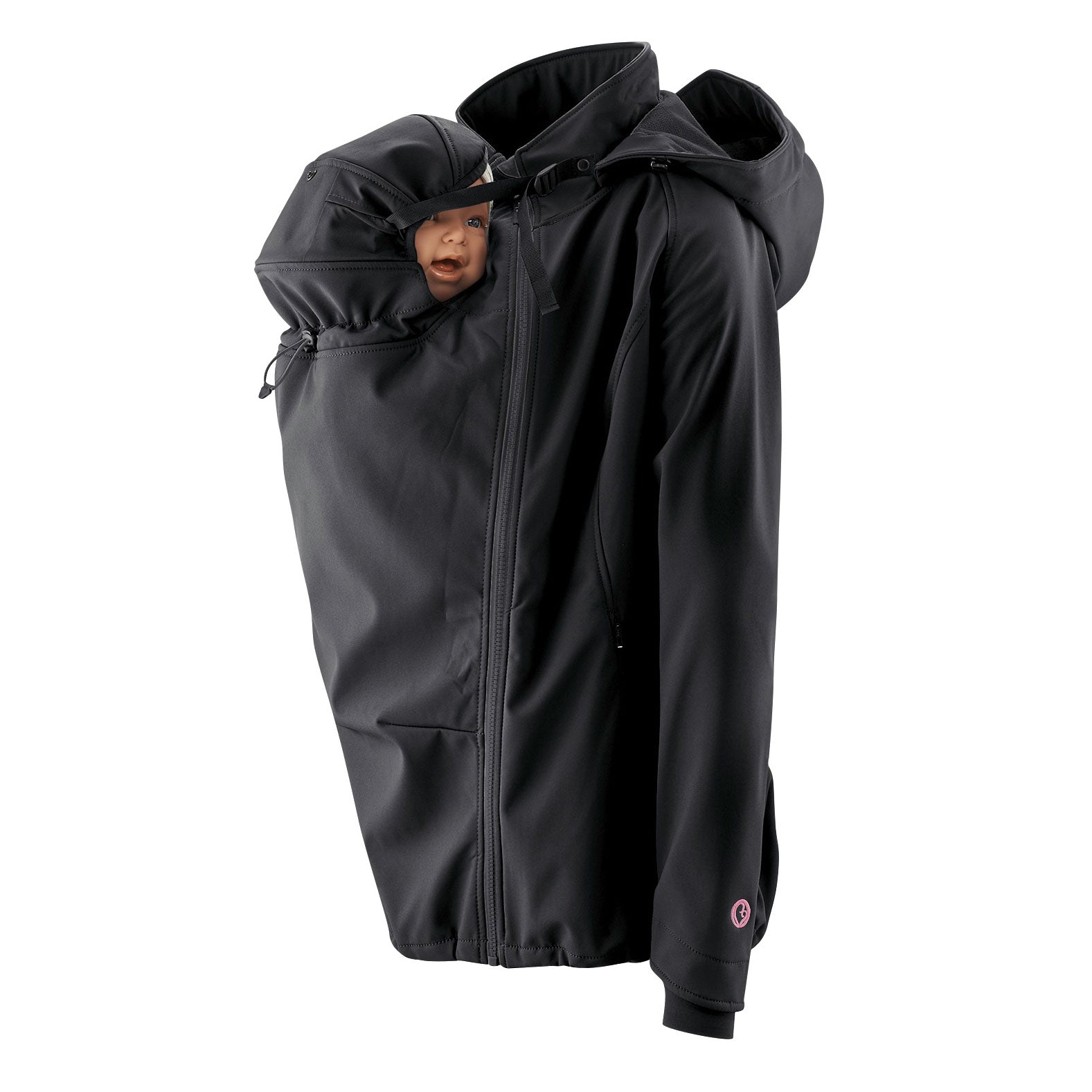 Giacca per portare Mamalila Softshell 3 in 1 // colore Nero