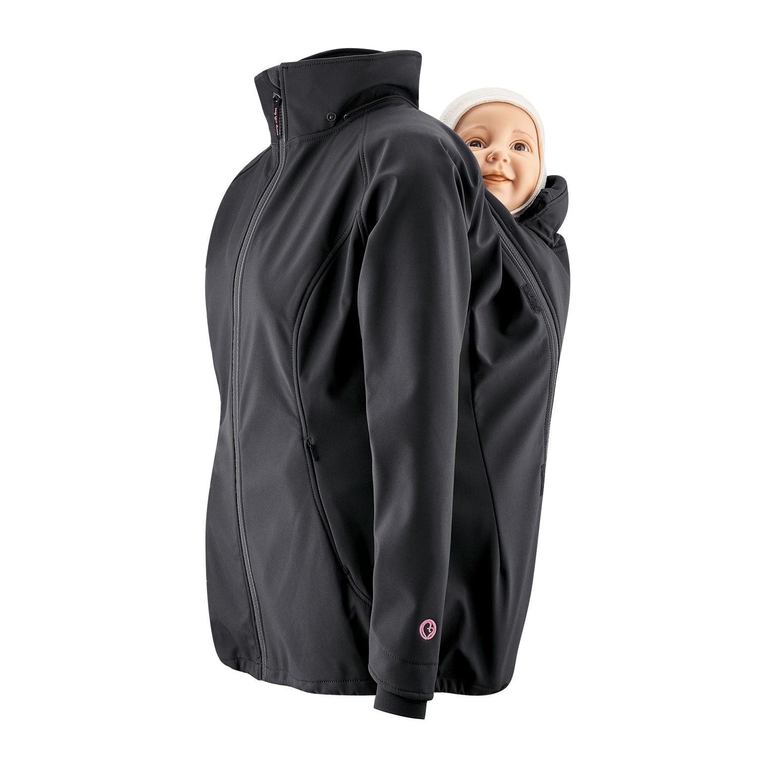 Giacca per portare Mamalila Softshell 3 in 1 // colore Nero