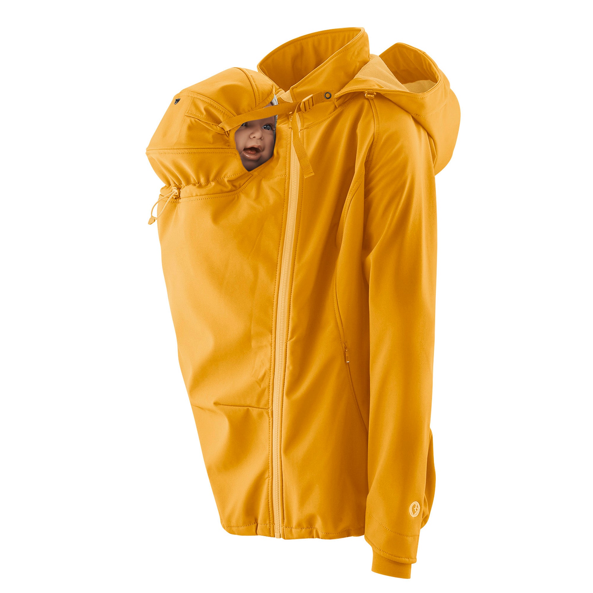 Giacca per portare Mamalila Softshell 3 in 1 // colore Giallo