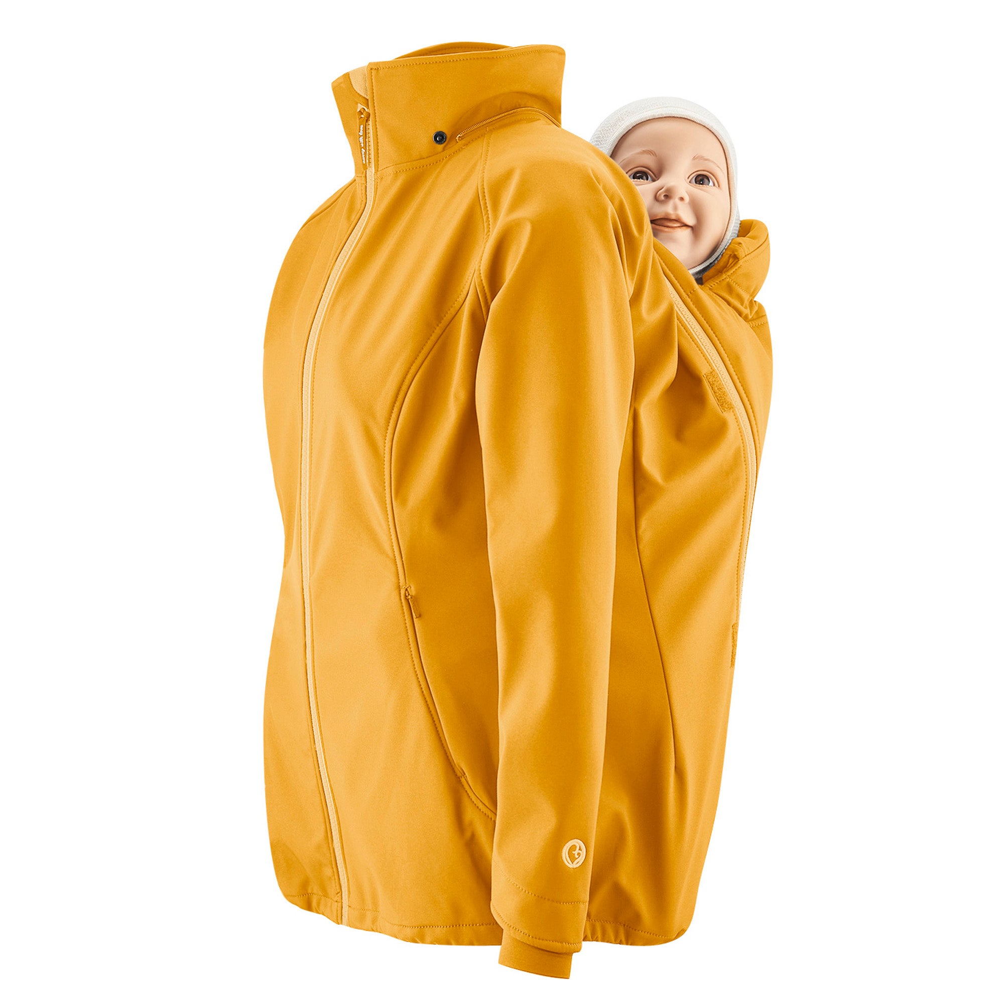Giacca per portare Mamalila Softshell 3 in 1 // colore Giallo