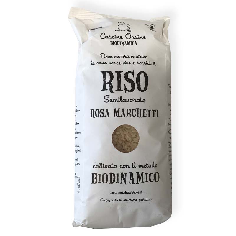 Riso Rosa Marchetti semilavorato Biodinamico Demeter - Cascine Orsine